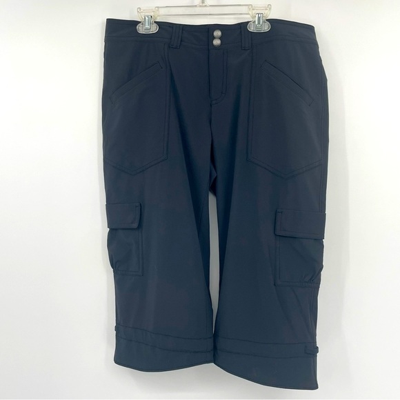 Athleta Dipper Crop pants Black sz 8 - Picture 2 of 16
